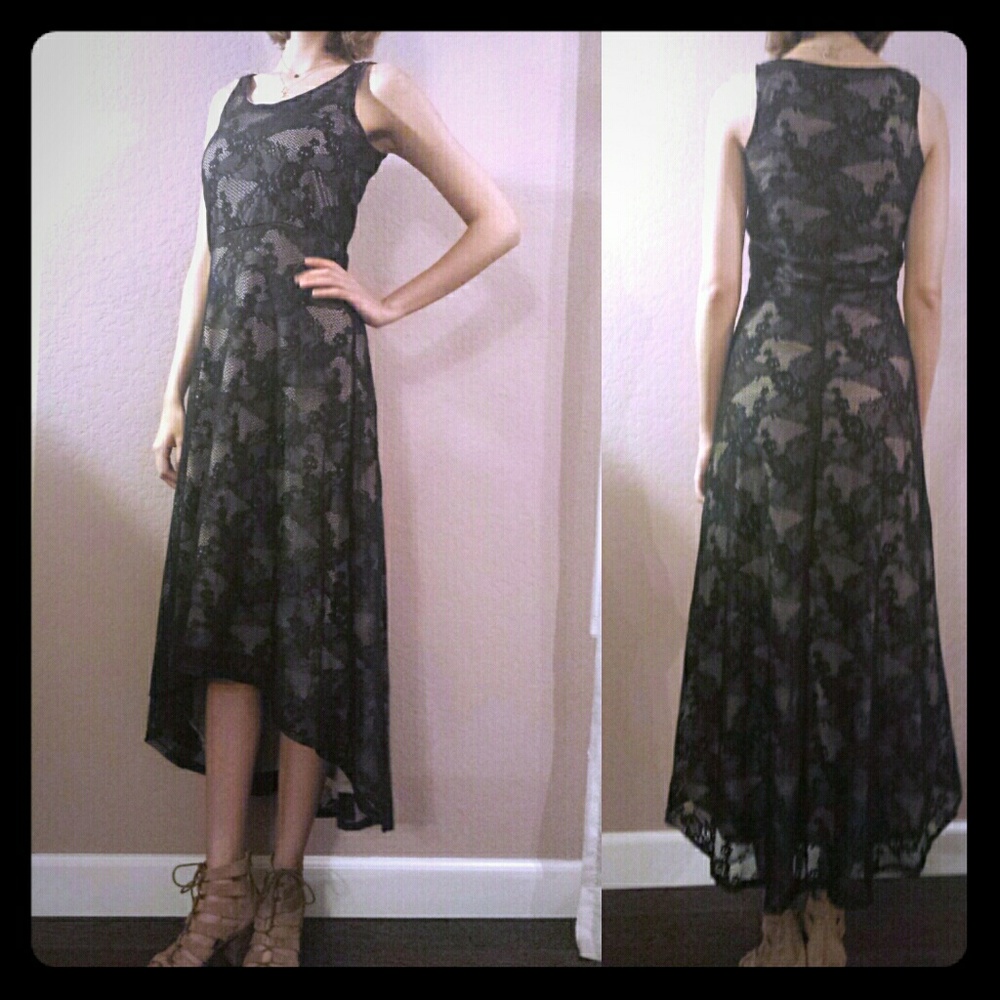Forever 21 High-low lace dress