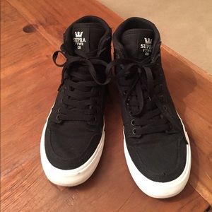 Black Supra high tops