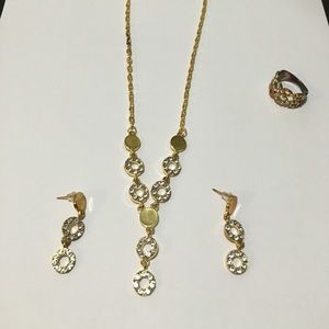 Gold plated high quality jewlary set