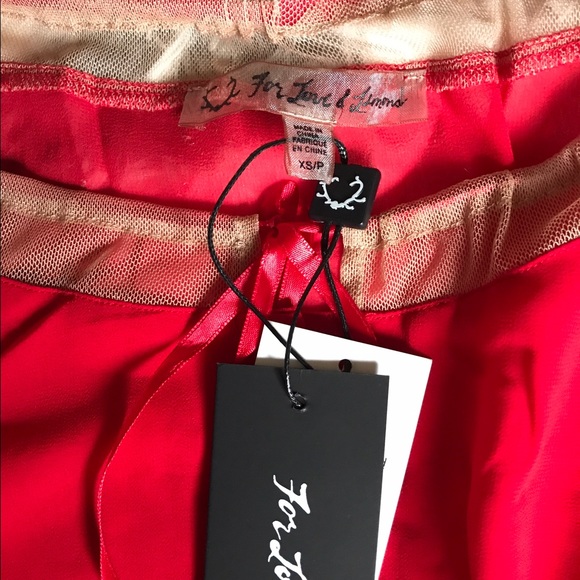 ‼️SOLD‼️ XS Niccola Red For Love and Lemons Dress - Picture 4 of 4