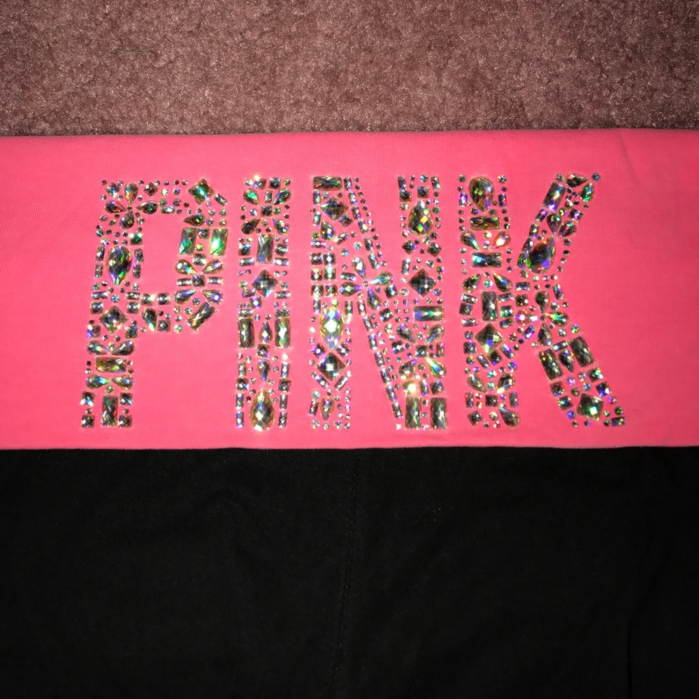 PINK Victoria secret jeweled leggings!