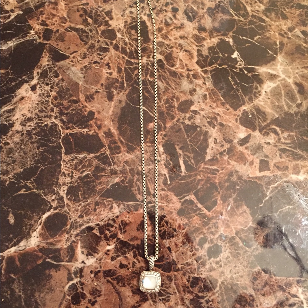 David Yurman mother of pearl necklace.
