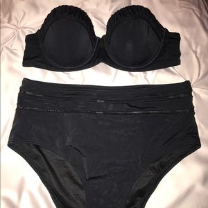 Victoria's Secret High Waisted Mesh Bikini - 34B