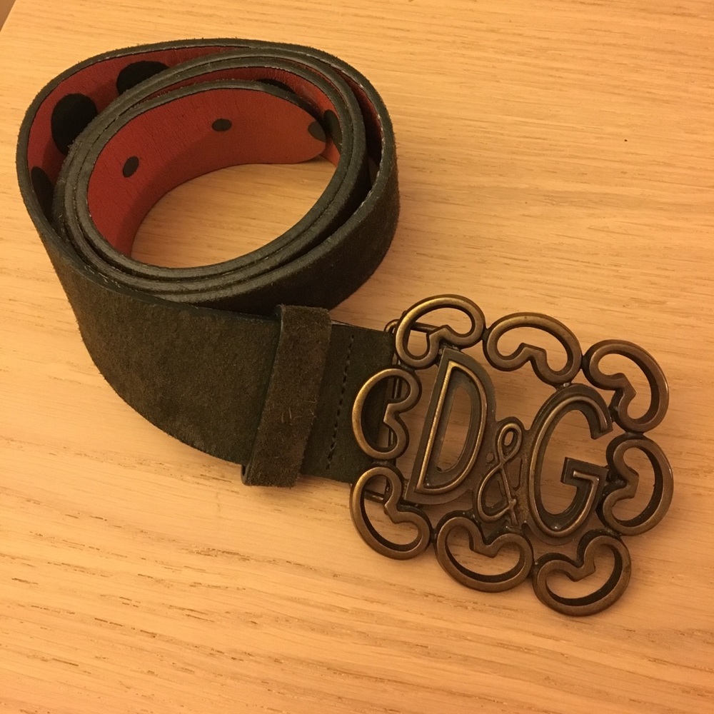 🌹 DOLCE & GABBANA Suede Belt 🌹