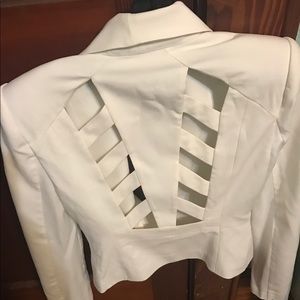 BCBG White Blazer