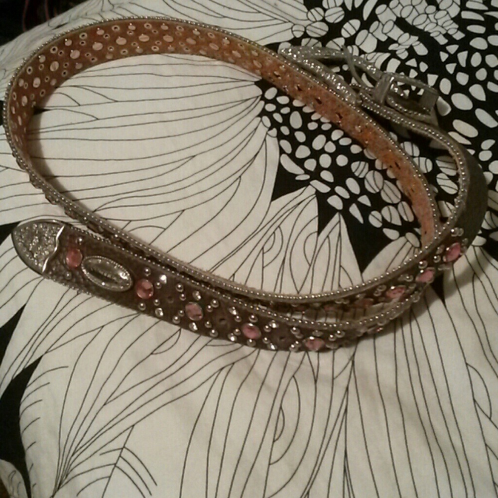 Pink Rinestone belt - Picture 4 of 4