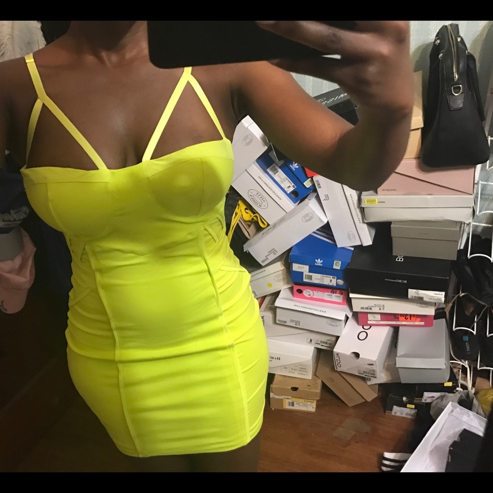 BCBG Neon Dress