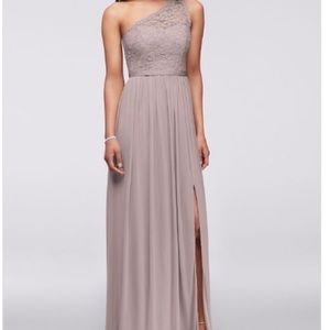 Long One Shoulder Lace Size 6 ***NEW***