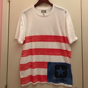 Converse American flag inspire T-shirt