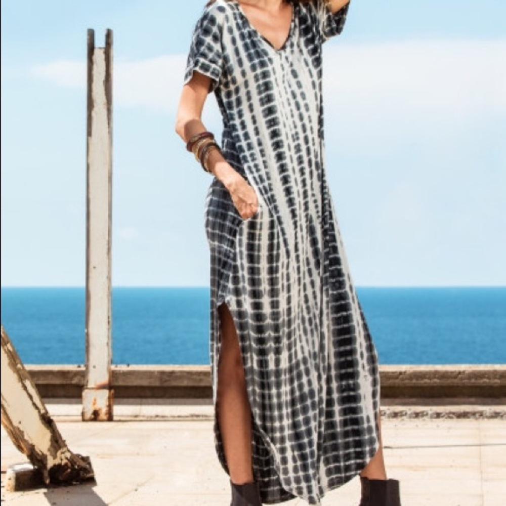 💙Tie dye T-shirt Dress