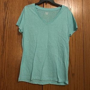 Mossimo sea green v neck t-shirt