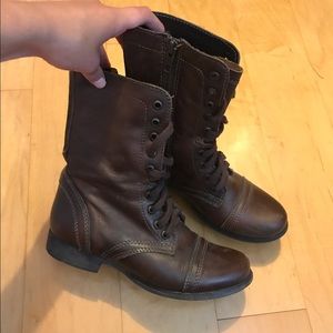 steve madden combat boots