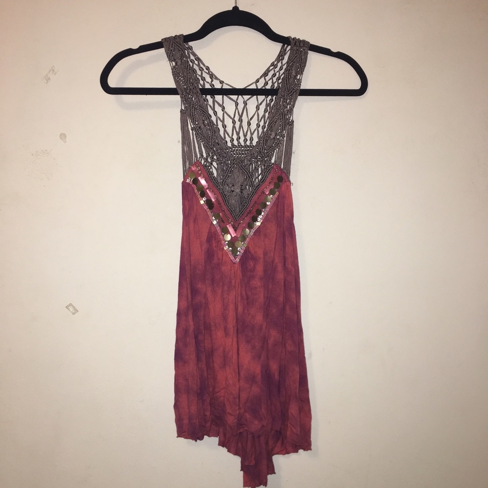 Free People Blouse, with Intricate Details
