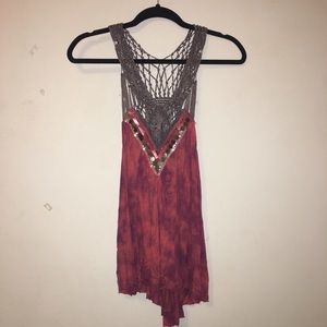 Free People Blouse, with Intricate Details