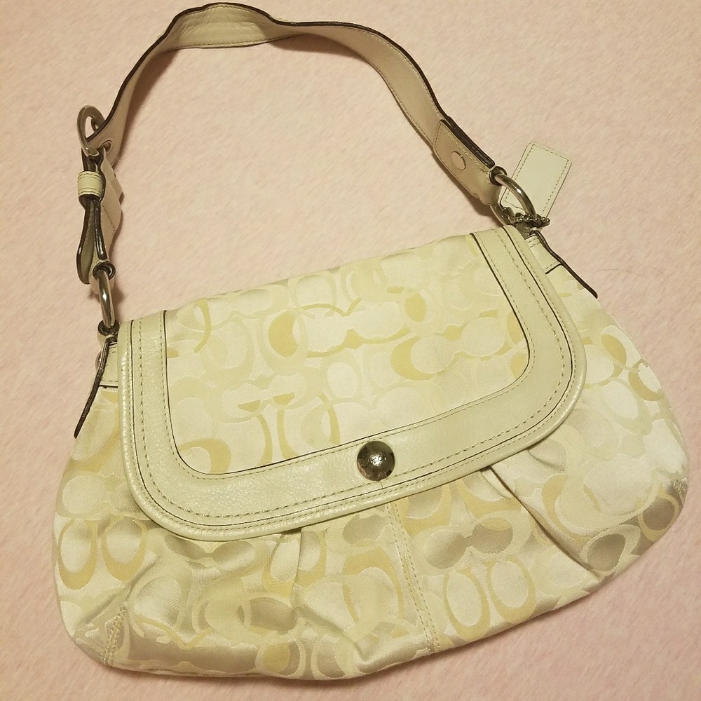 White coach purse