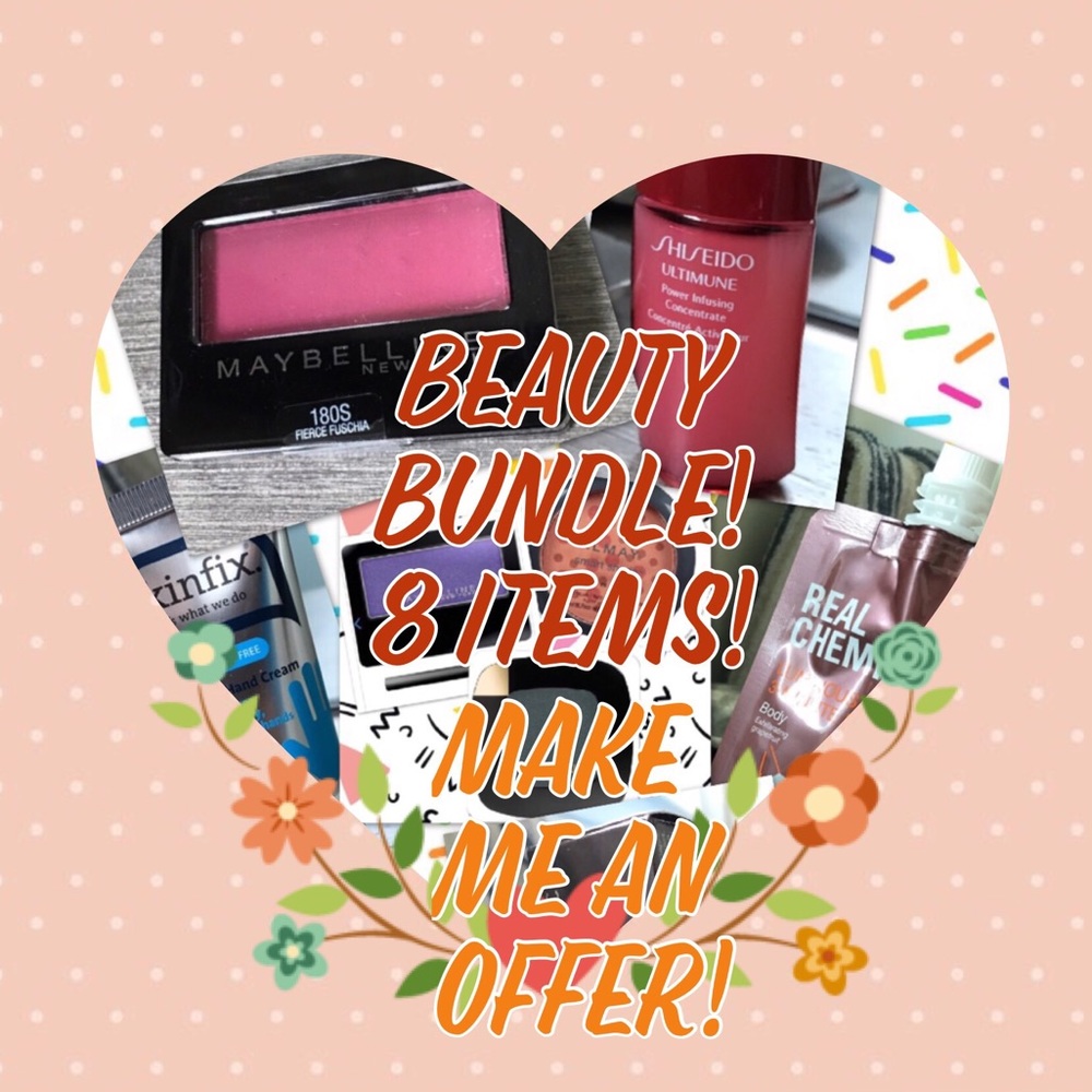 Beauty Bundle! Maybelline+shiseido and more!