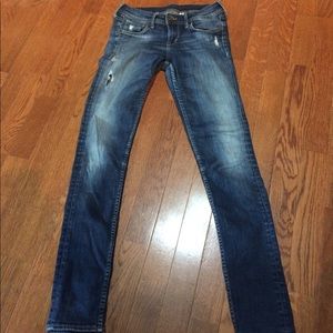 H and m  skinny low waist jeans