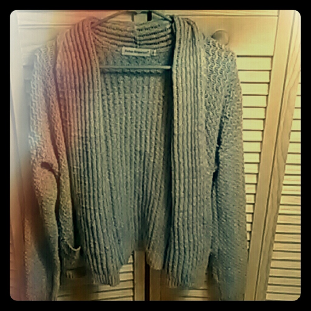 Gray cotton emporium sweater