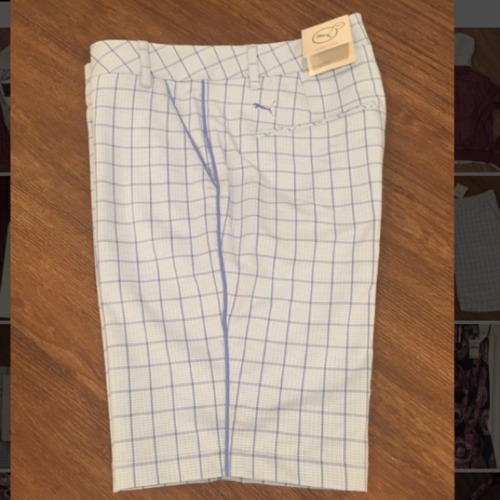 NWT Puma golf shorts w/ performance stretch fabric