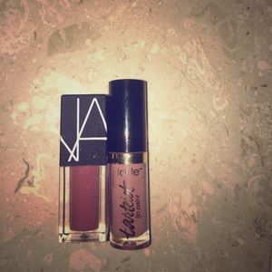 Nars and tarte lip paints