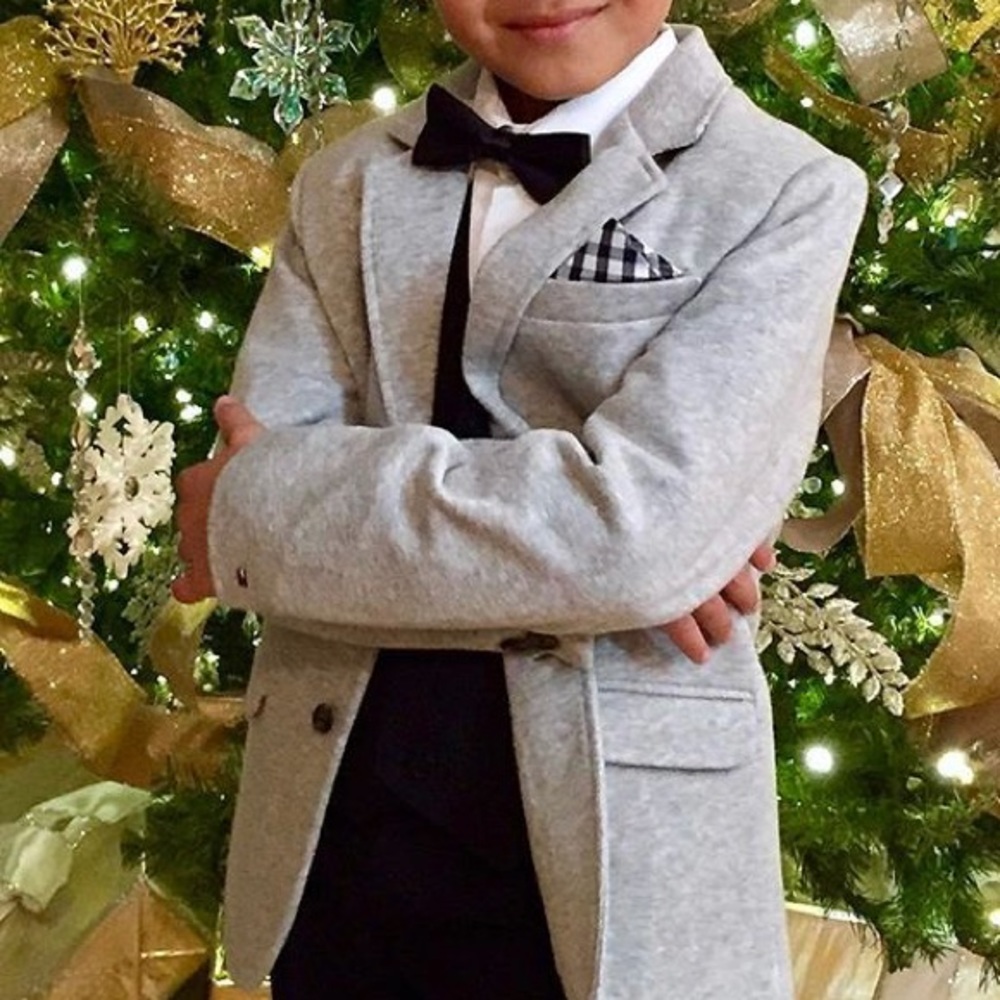 Blazer with pocket square