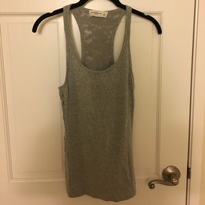 Abercrombie & Fitch Lace back racerback tank