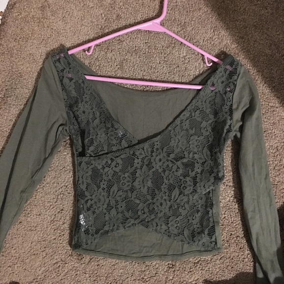 American eagle crop top long sleeves - Picture 1 of 3