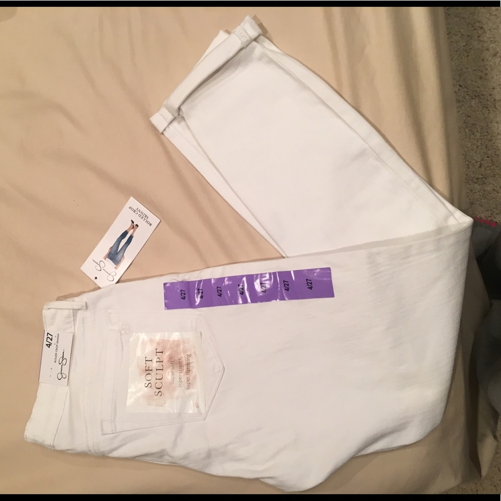 NWT white jeans