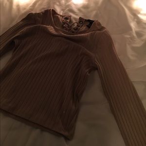 Forever 21 Tan Crop Top