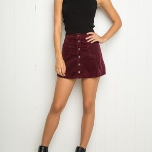 Brandy Melville button up skirt