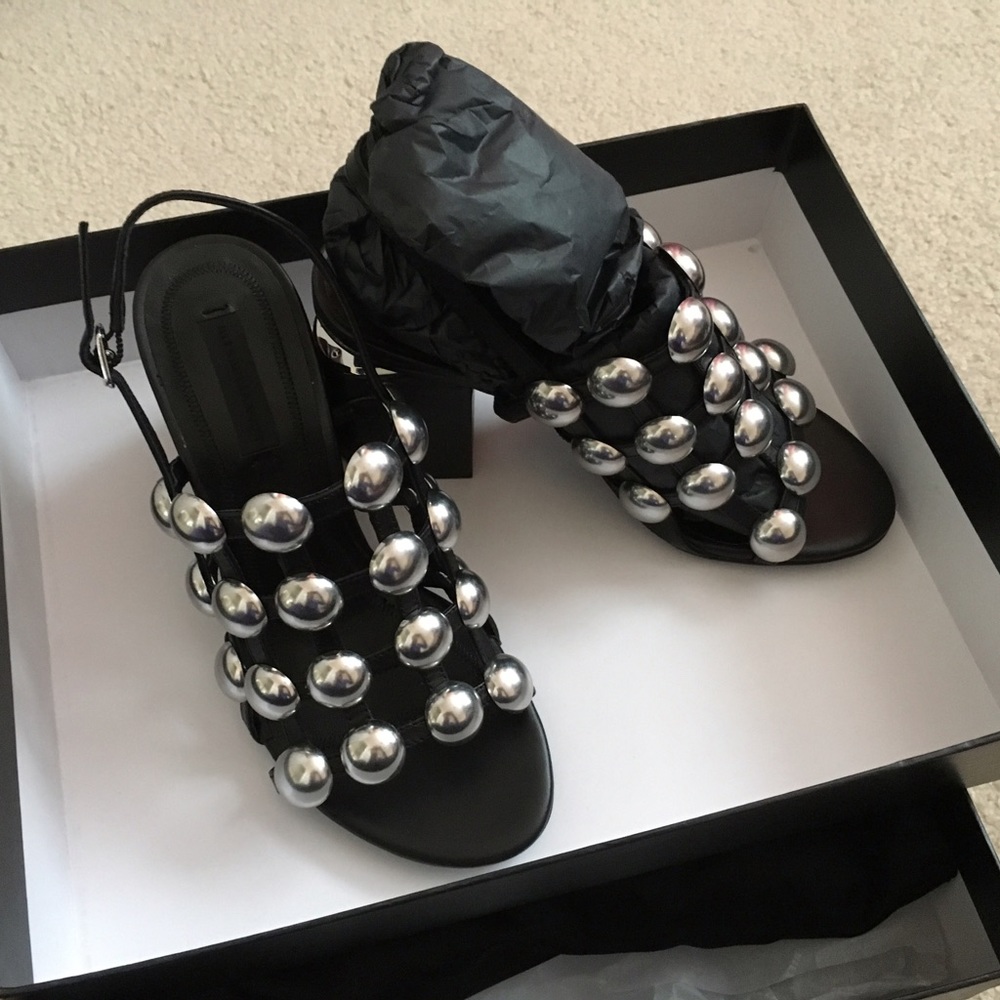 🎉SOLD🎊 Alexander Wang Block Heel Stud