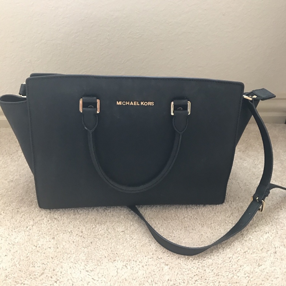 Michael kors safiano leather tote