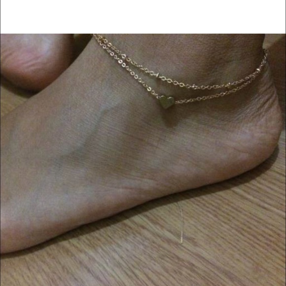 Heart love Dainty Anklet - Picture 2 of 2