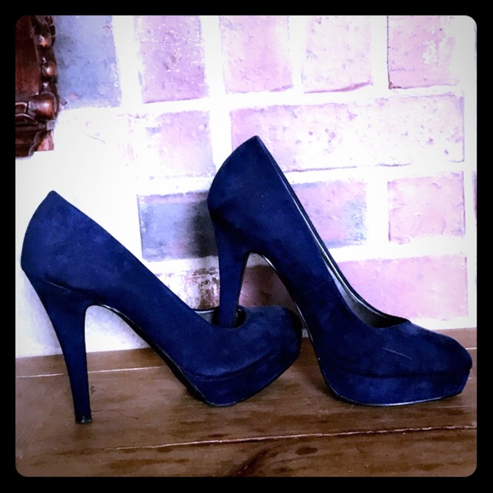 Navy Blue Heels