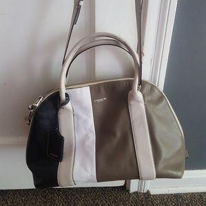 SALE!! Authentic Leather Coach Colorblock Purse