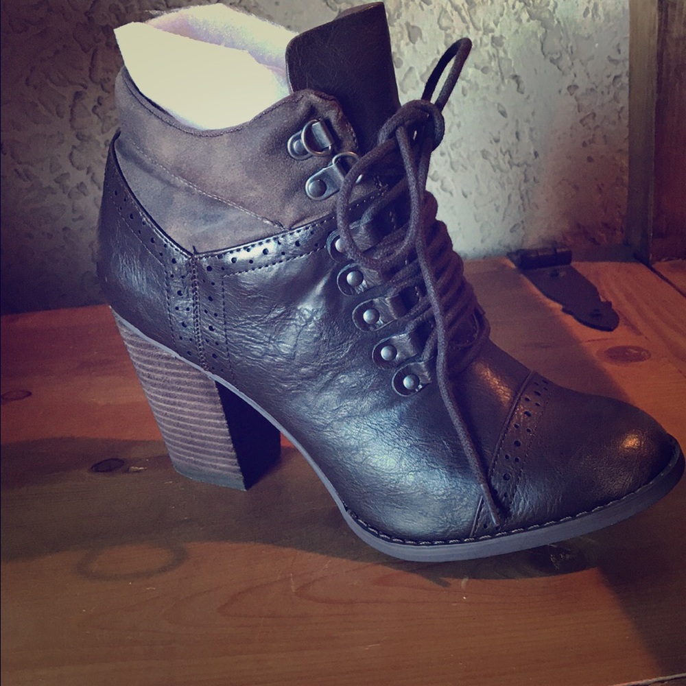 New Darker Brown Ankle Boots