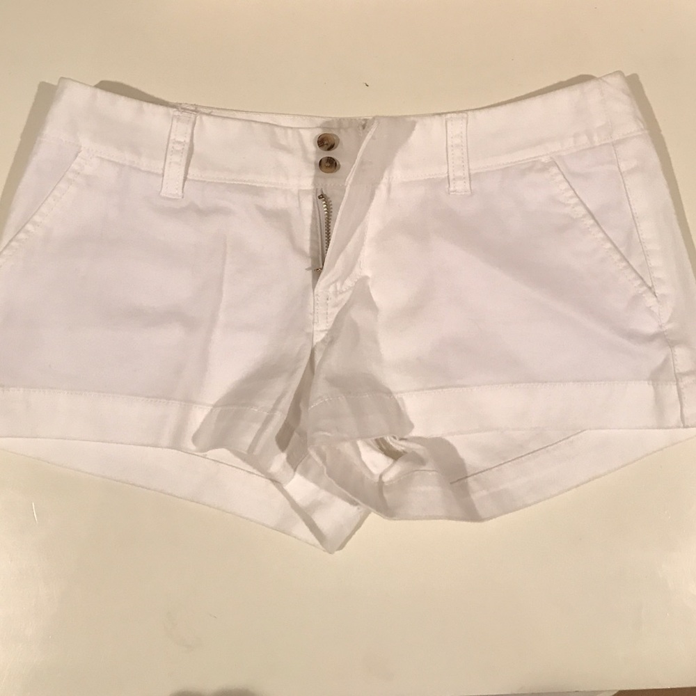 White cloth shorts