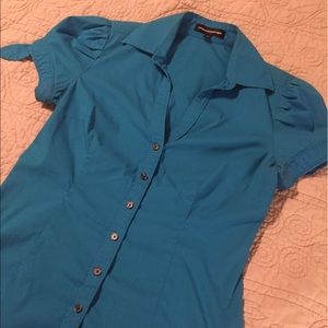 Express button down top