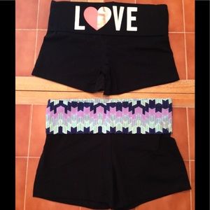 NWOT Lot of 2 VS Yoga Shorts
