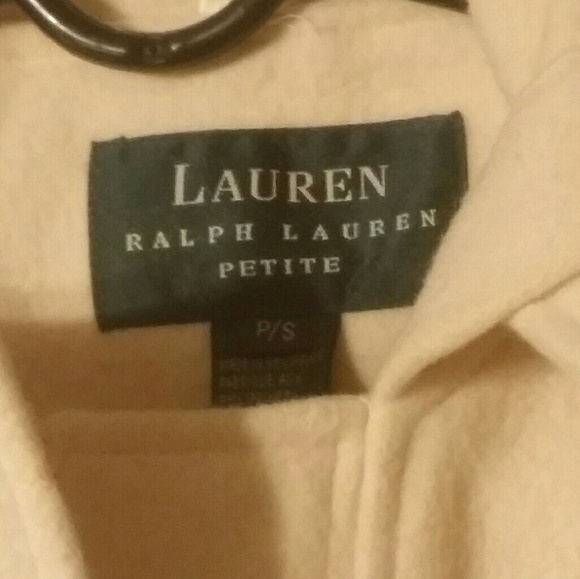 Winter white wool Ralph Lauren coat - Picture 2 of 2