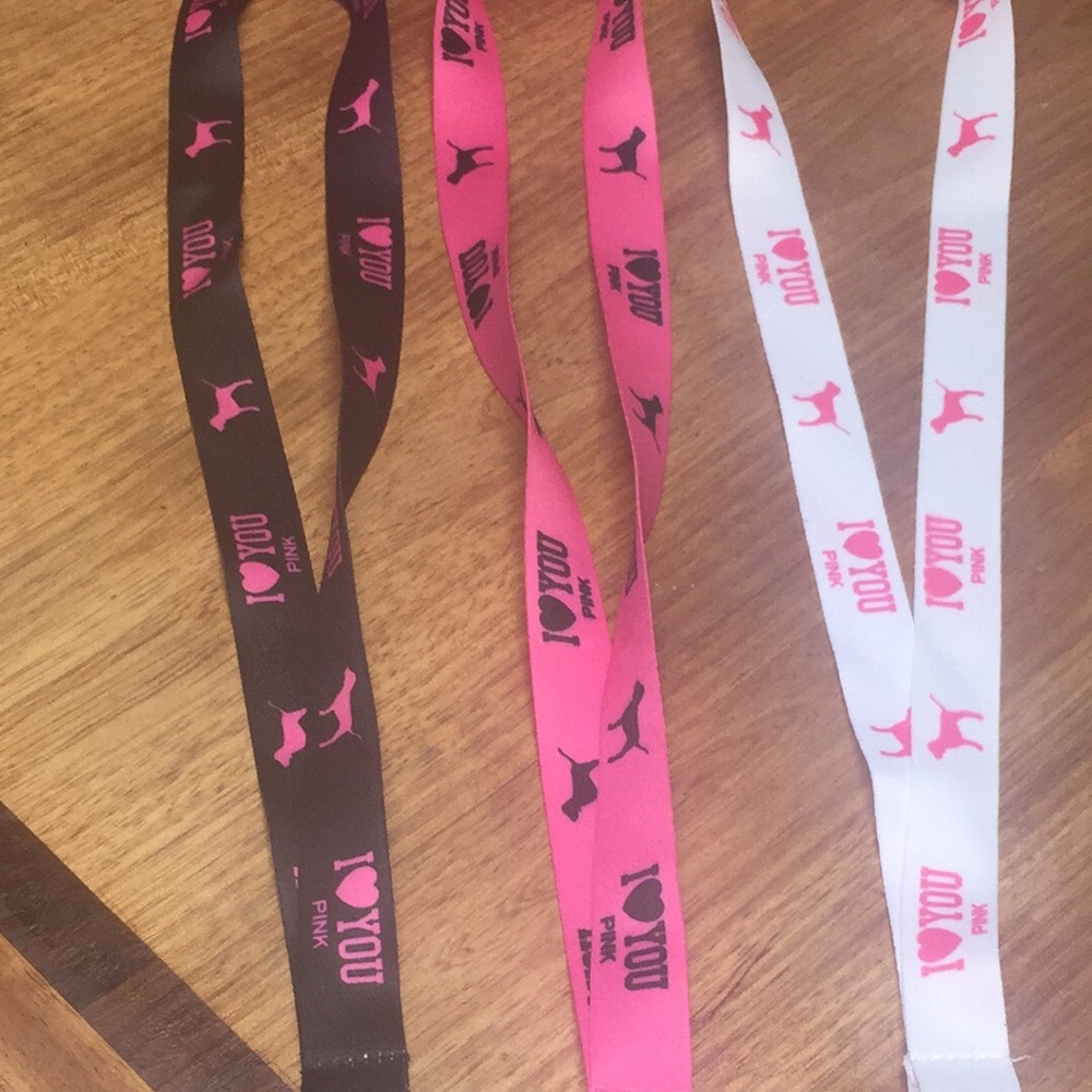 Brand new Pink Lanyards lot of 3