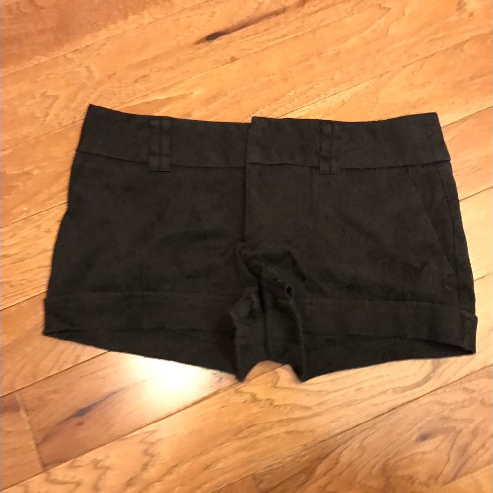Wet seal black shorts size small