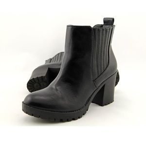 Material Girl Black Ankle Boot