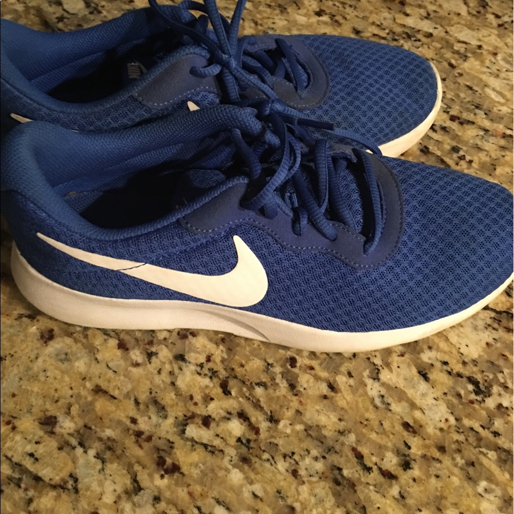 Bike royal blue sneakers gently used