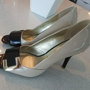 Patent Leather Buckled Heels