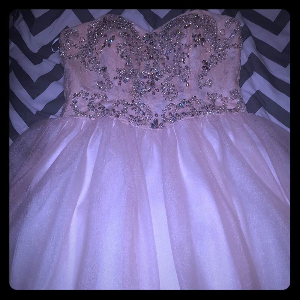 Blush prom dress Not La Femme