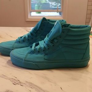 Womens Turquoise Hightop Vans