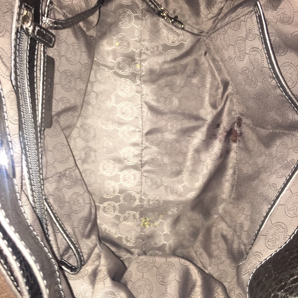 Michael Kors Gunmetal Shoulder Bag - Picture 3 of 4