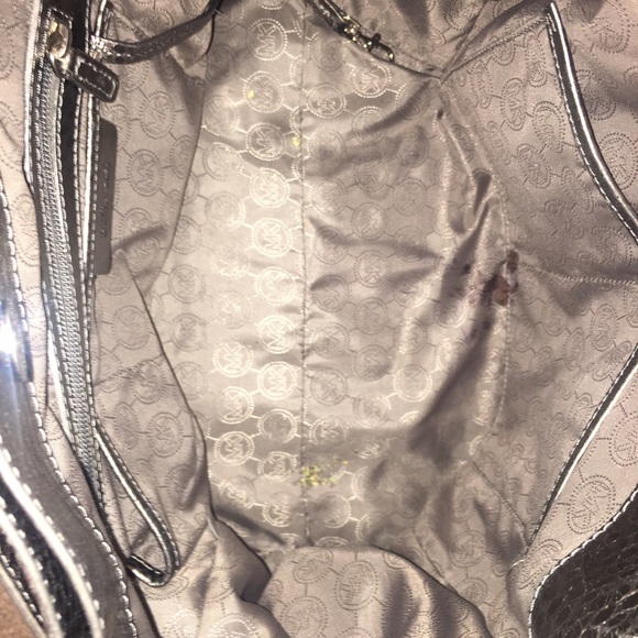 Michael Kors Gunmetal Shoulder Bag - Picture 3 of 4