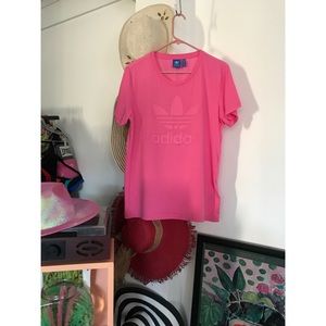 Adidas Original Women's Boyfriend Trefoil Tee pink
